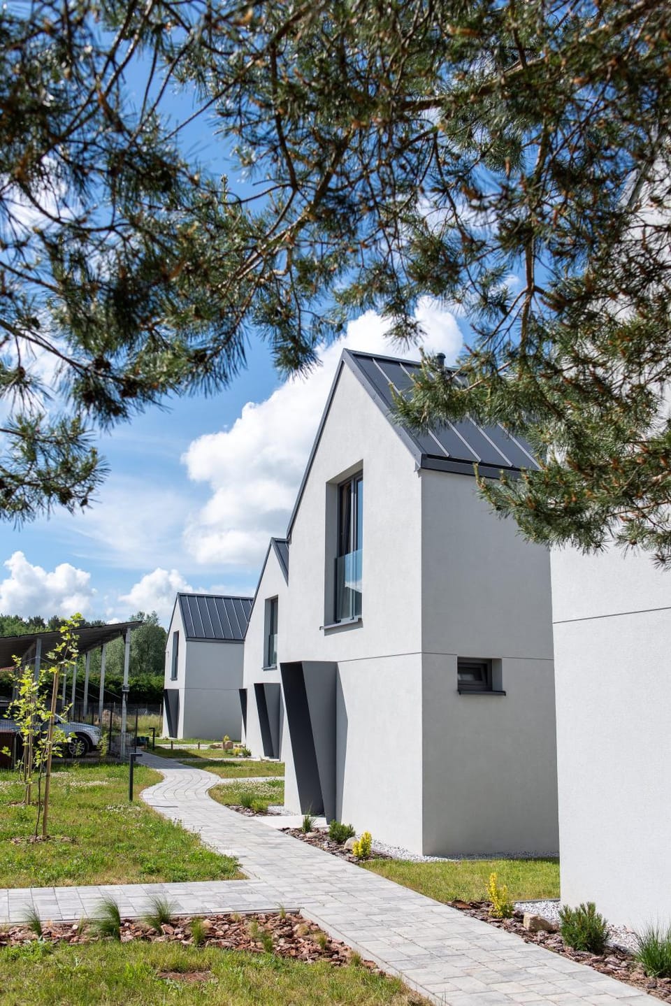 Nadmorska Otulina - Nowoczesne dwupoziomowe domki nad morzem z dużym ogrodem House in Pomeranian Voivodeship