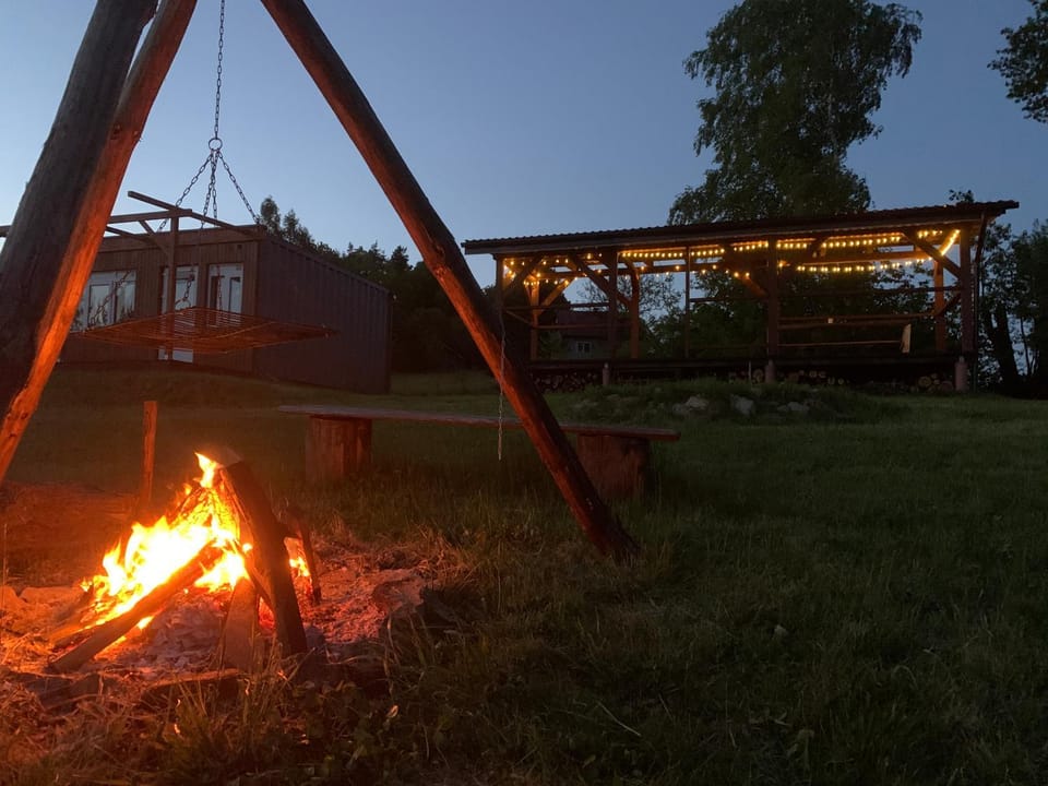 Gwiezdna łąka, domki kontenerowe Nature lodge in Lesser Poland Voivodeship