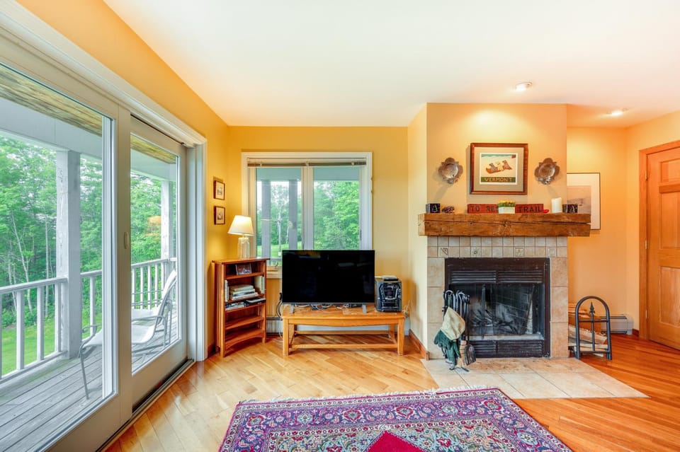 Burke Mountain Vacation Rental: Ski-In/Ski-Out! House in Burke