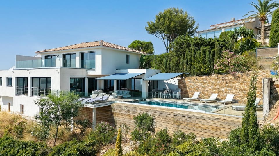 Property building, Bird's eye view, Swimming pool