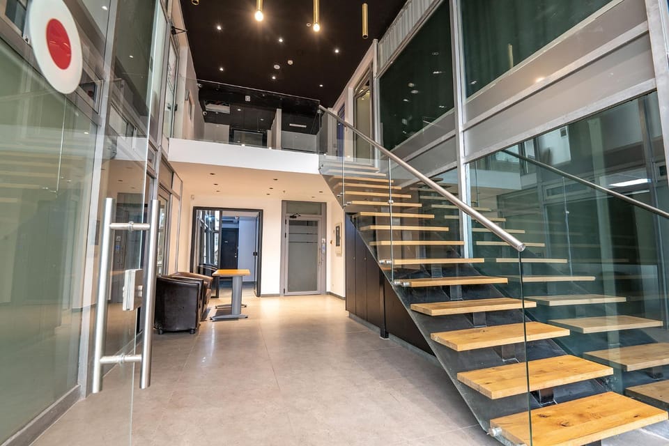 Property building, elevator