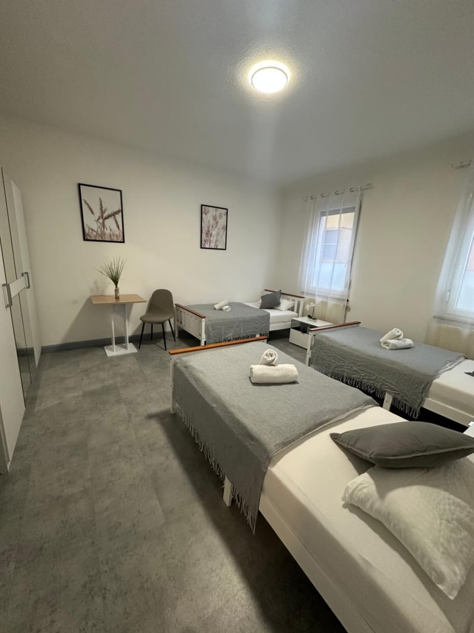 Bed, Seating area, Dining area, Bedroom, Quiet street view, furniture