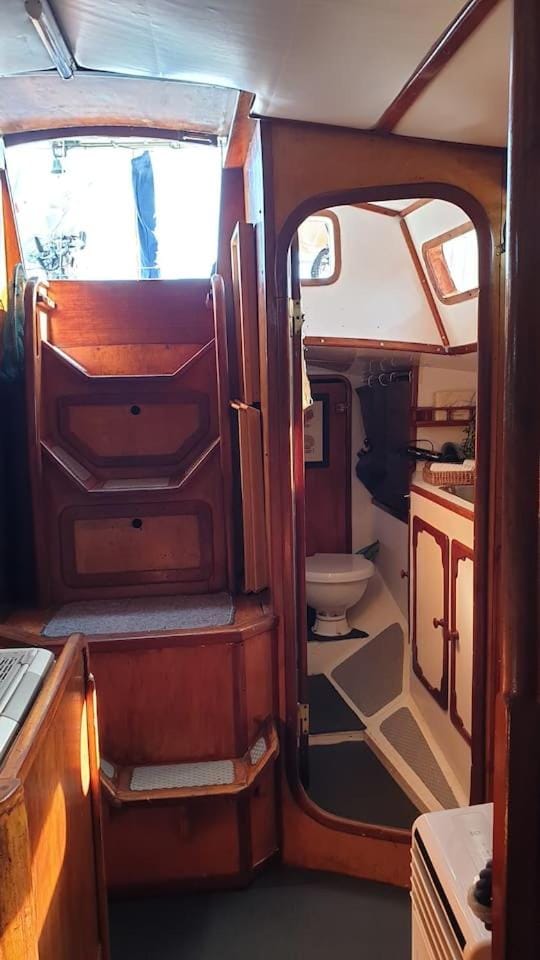 Vacations in a Sailboat Docked boat in Lisbon