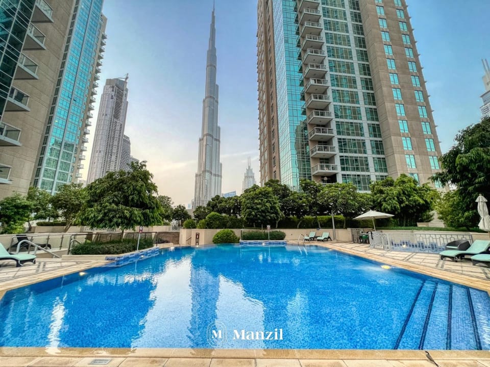 Property building, Day, Pool view, sunbed