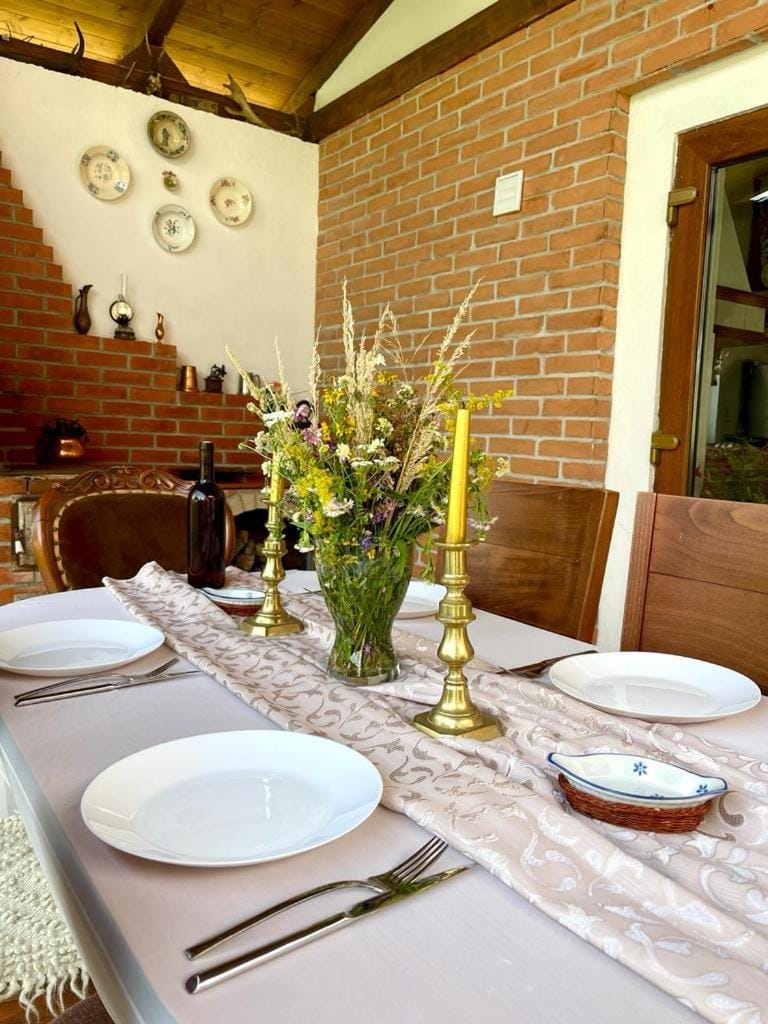 Balcony/Terrace, Seating area, fireplace
