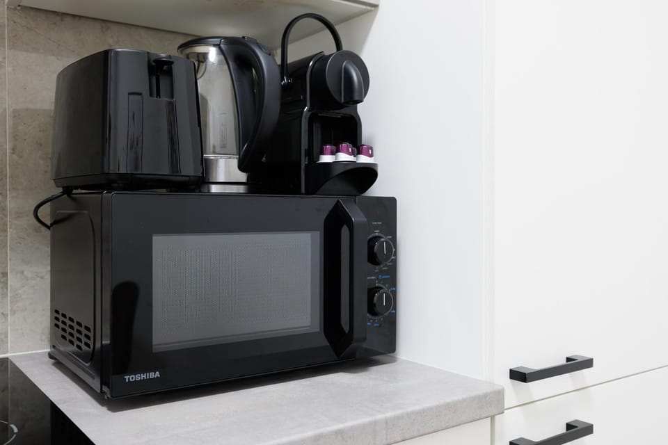 Coffee/tea facilities, Kitchen or kitchenette, toaster
