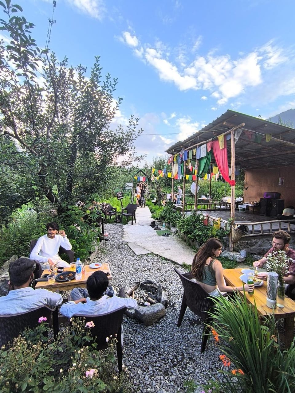 Spring, Day, People, Garden view