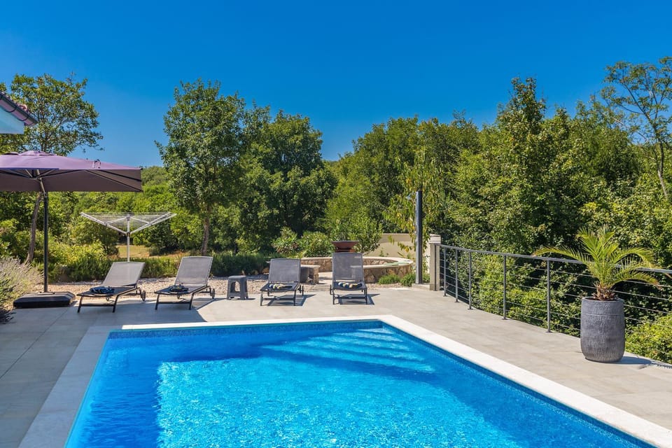 Garden, Swimming pool, sunbed