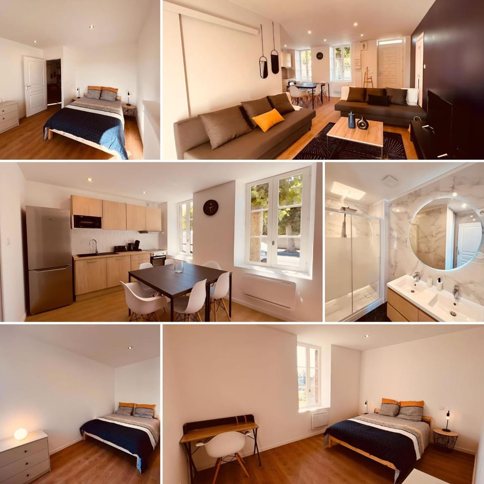 Bed, Kitchen or kitchenette, Living room, Photo of the whole room, Seating area, Dining area, Bedroom, minibar, pet friendly, stove