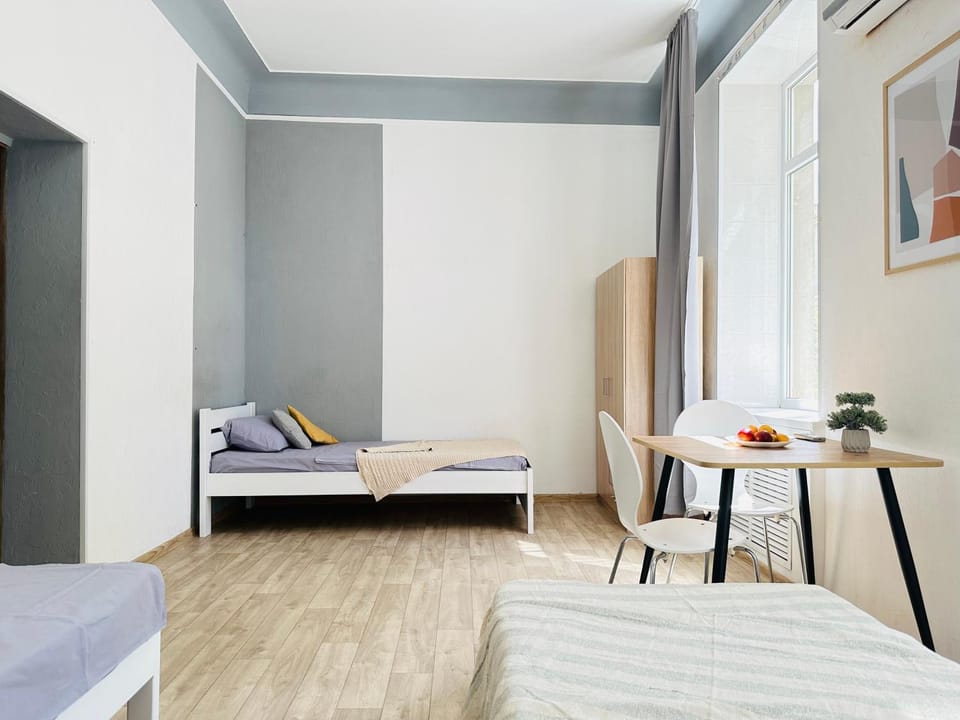 Bed, Photo of the whole room, Bedroom, hair dresser