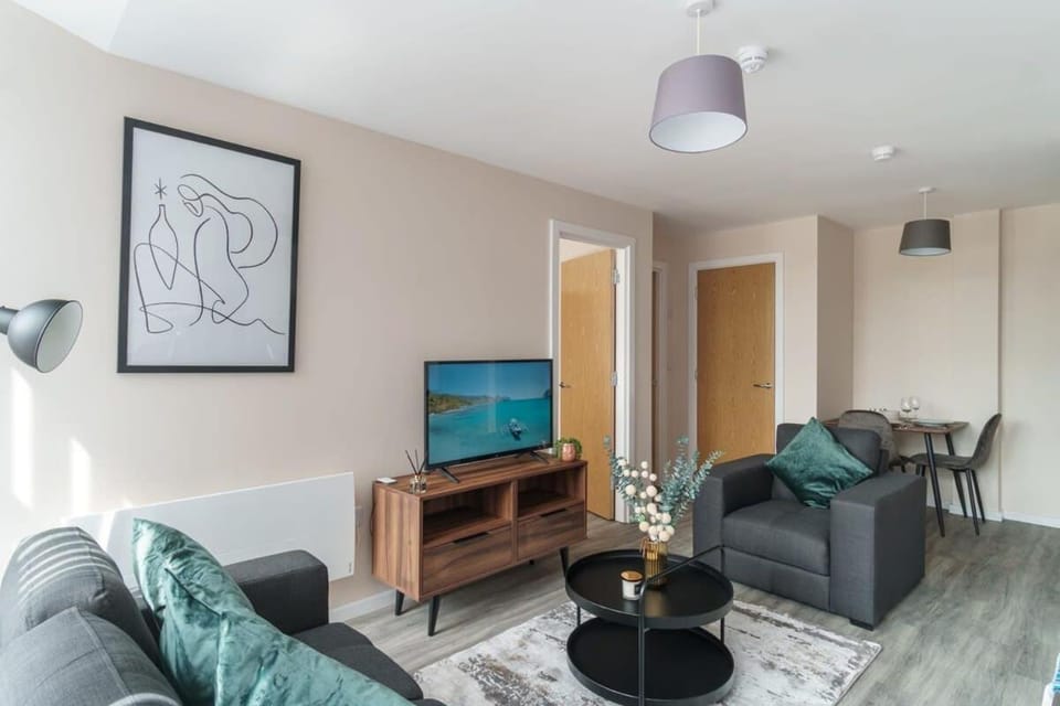 Bright & Modern 1 Bed Apartment in Manchester Apartment in Salford