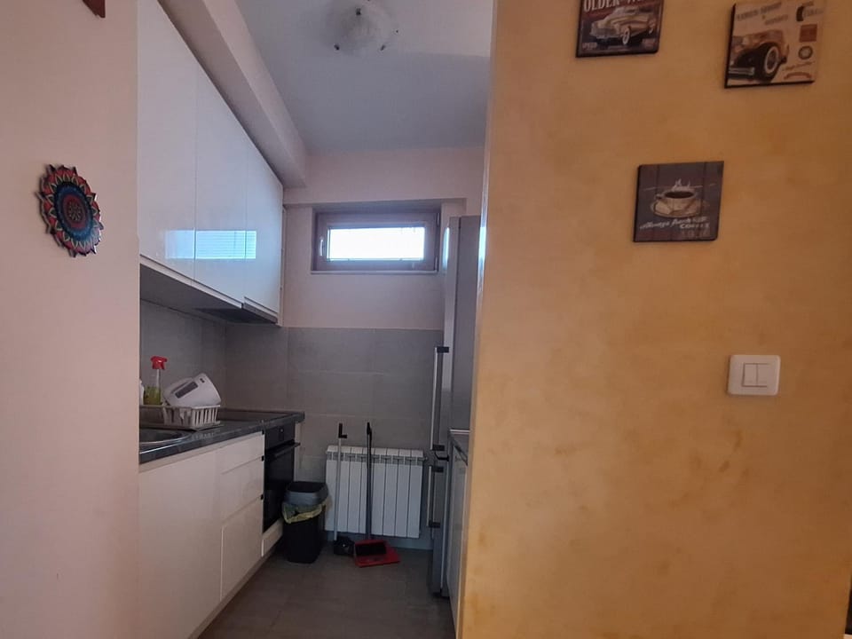 Kitchen or kitchenette, minibar, oven