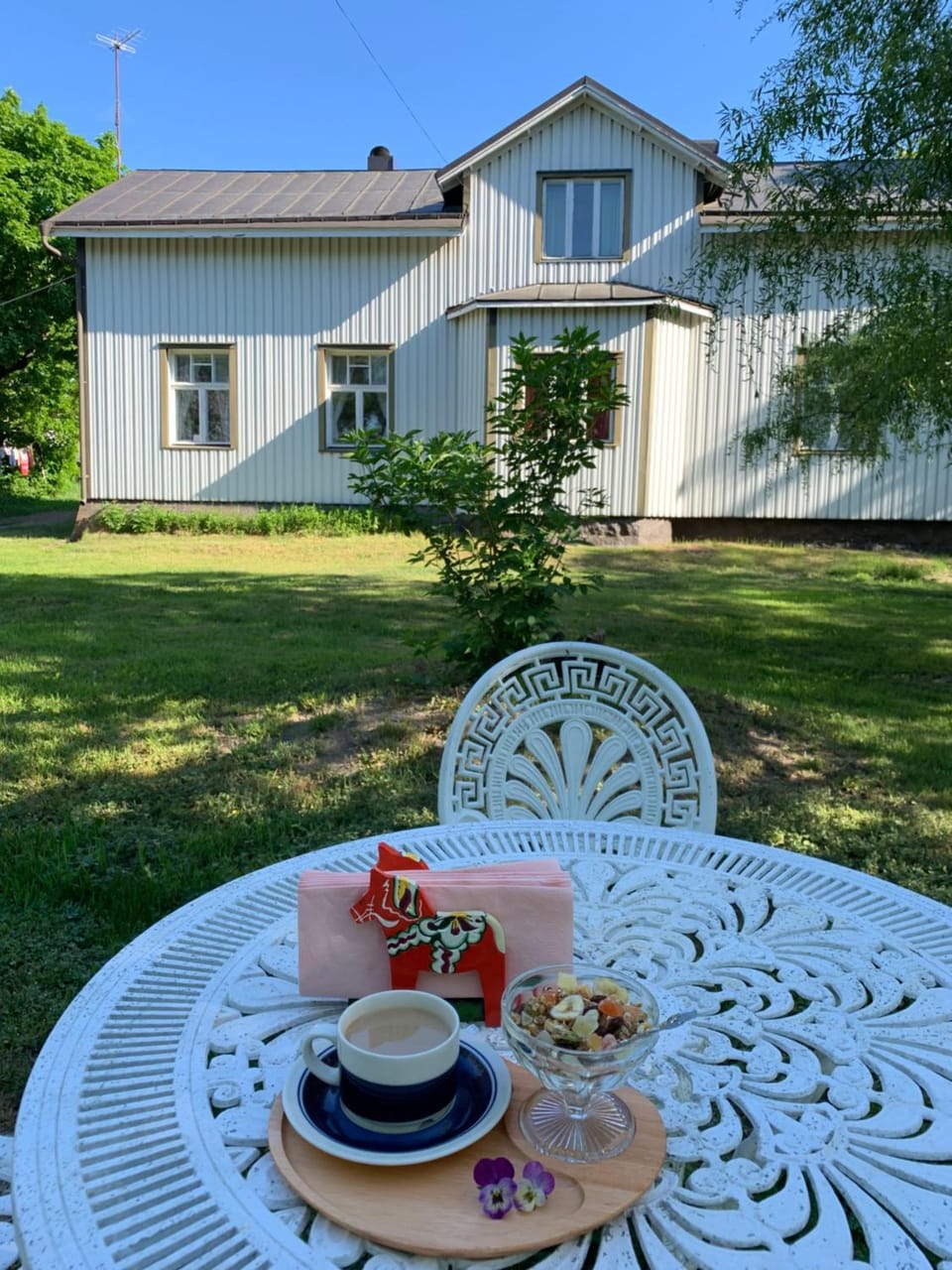 A simple room in an old farm Country House in Finland