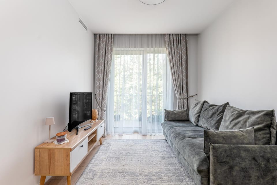 Coastal Haven Retreat with Balcony I Cohost Apartment in Palanga