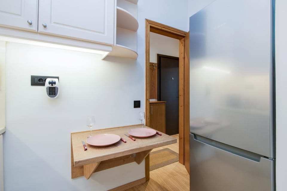 Kitchen or kitchenette, towels