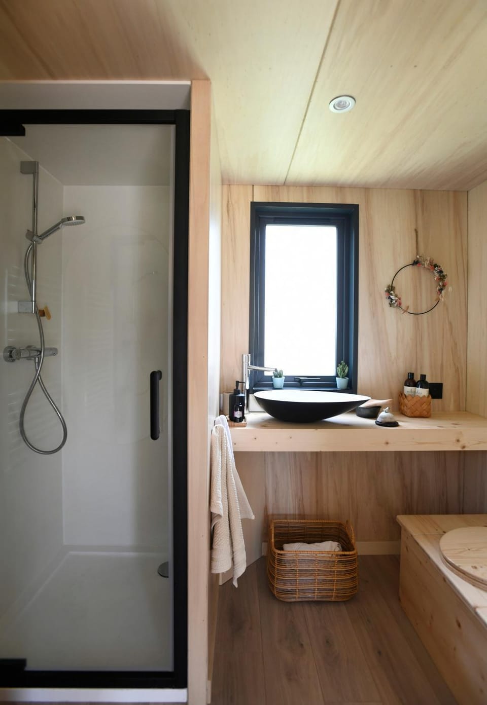 Bathroom, Living room