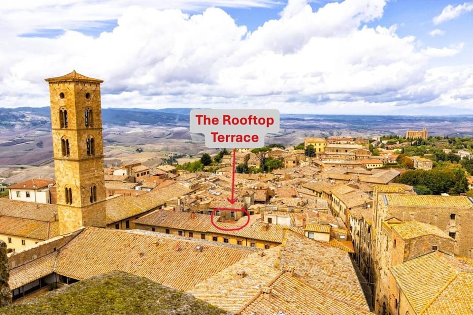 "Volterra Casa di Charme" with Rooftop Terrace Apartment in Volterra (capolinea)