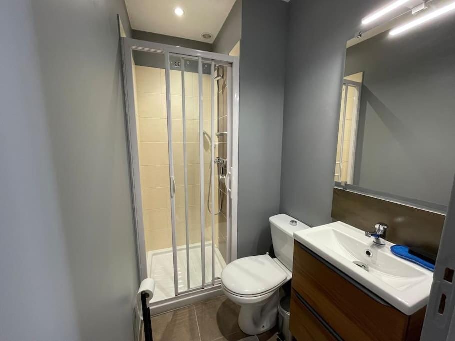Shower, Toilet, Bathroom, towels