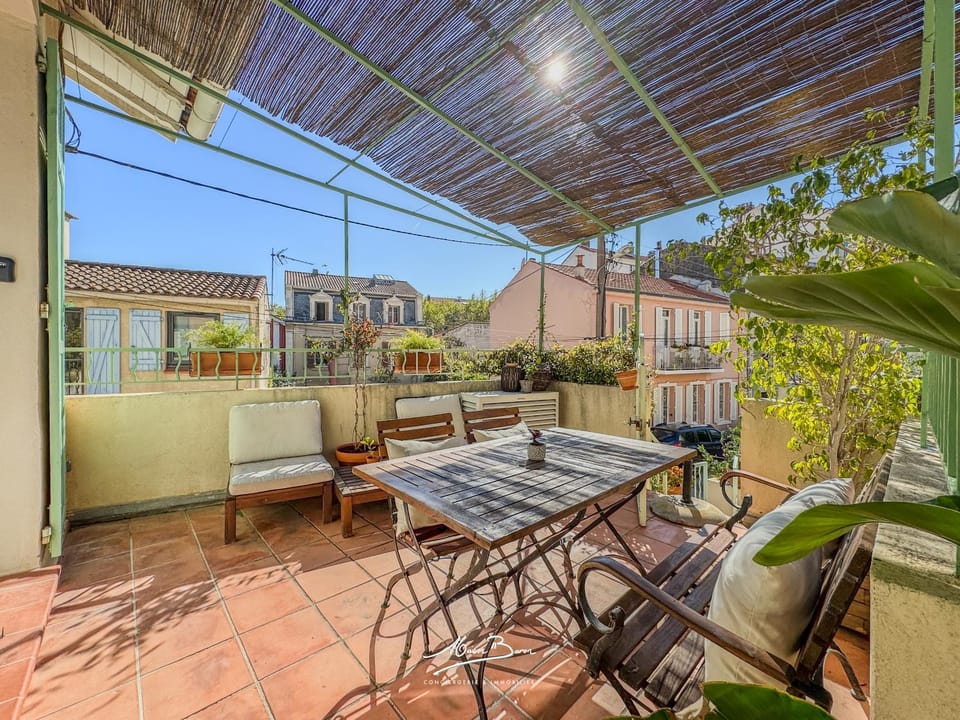 La Terrasso de la Mar - 350m des plages - Terrasse - 4 couchages - Wifi Apartment in Toulon