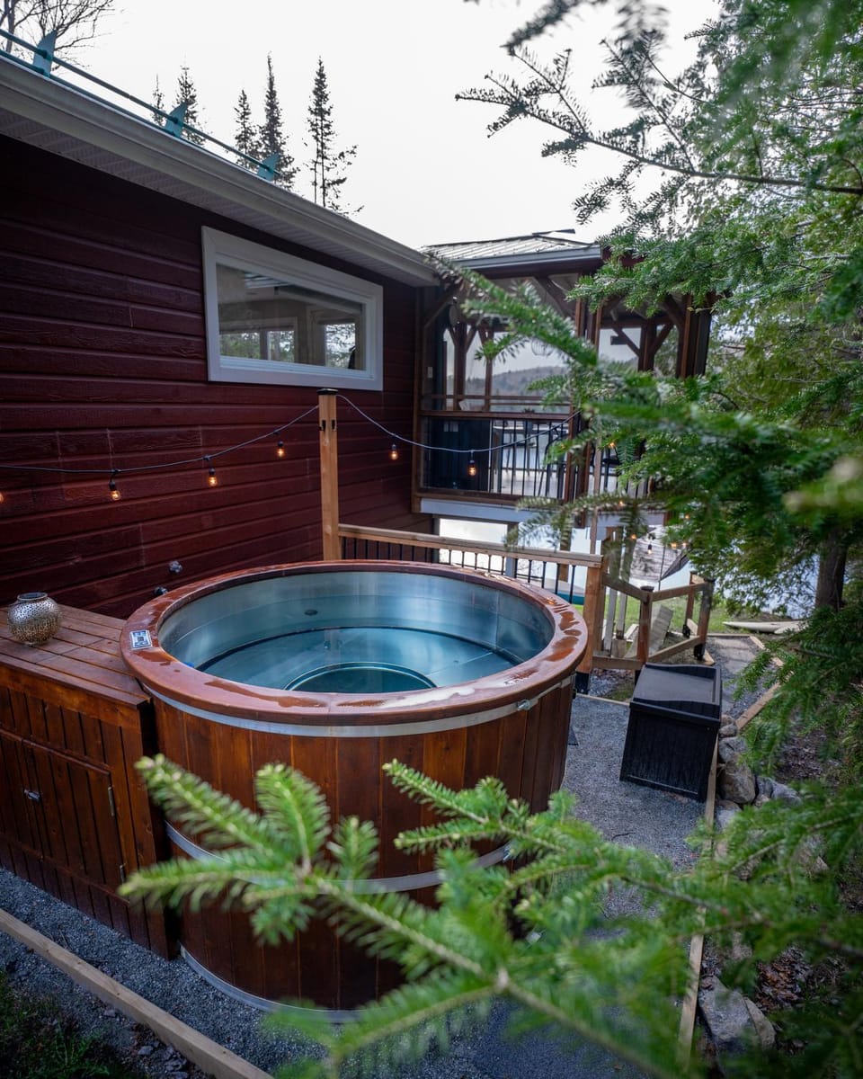 Garden, Hot Spring Bath, Hot Tub