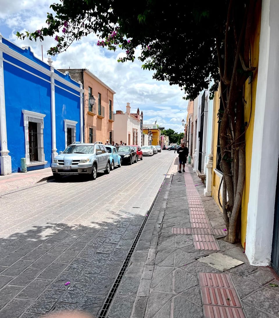 The stones house in the Historic Downtown House in Santiago de Queretaro