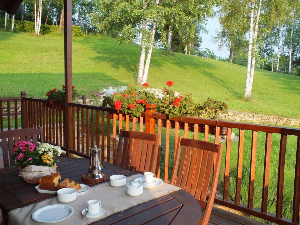 Balcony/Terrace, Food and drinks, Garden view, Italian breakfast
