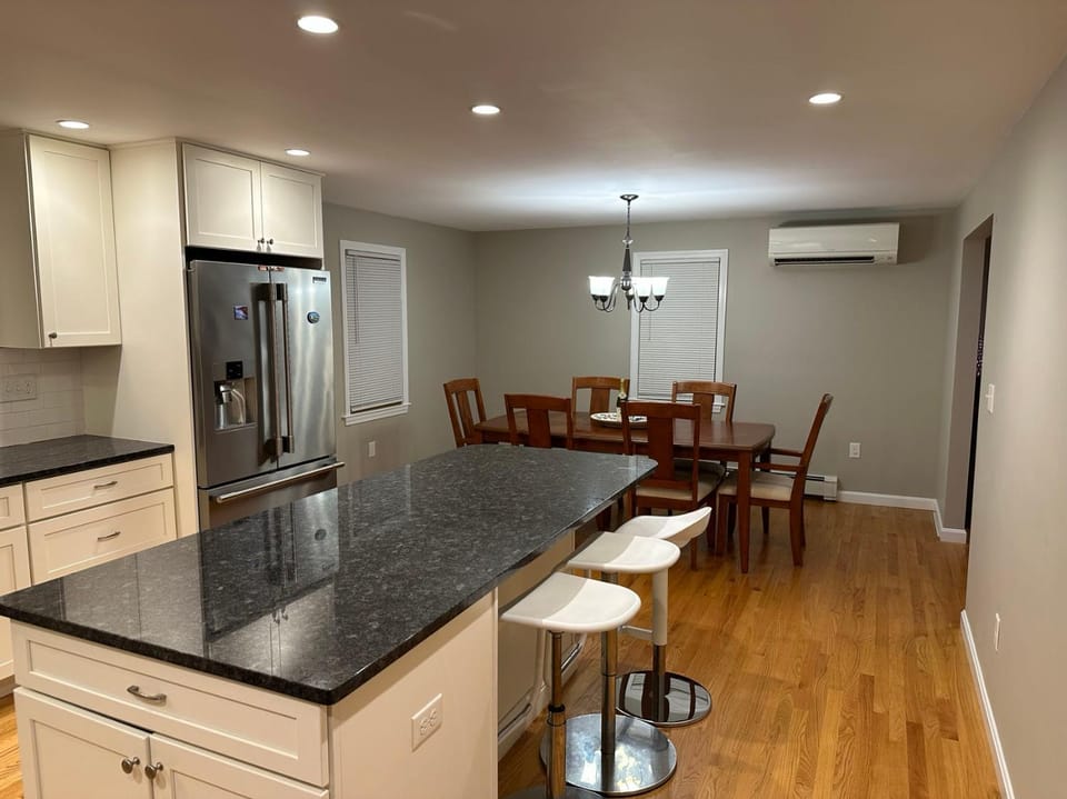 Dining area, air conditioner