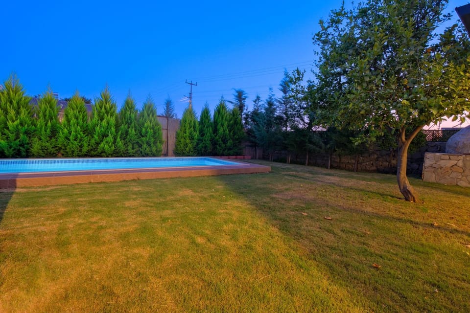 Spring, Natural landscape, Garden, Garden view, Pool view, Swimming pool