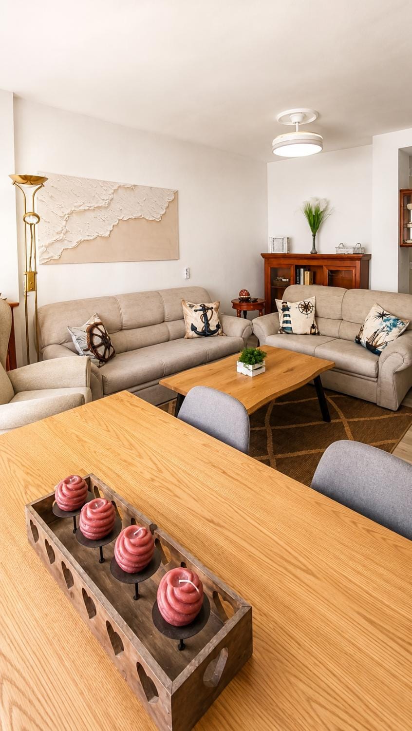 Living room, Seating area, Dining area