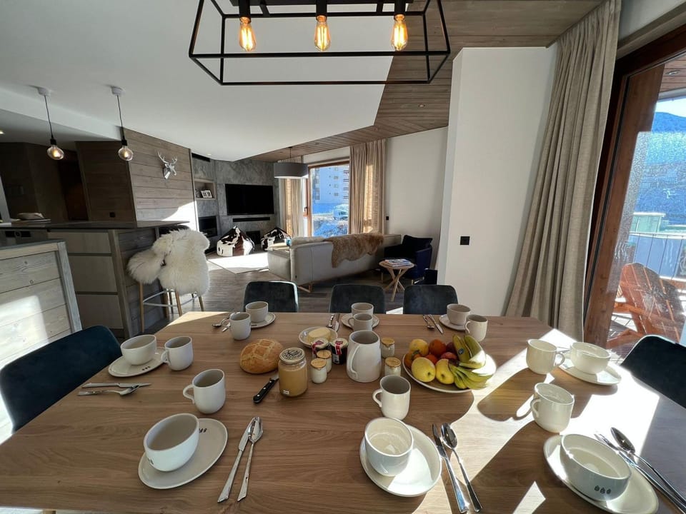Penthouse élégant à Tignes Lavachet, 4 chambres, WiFi, 8 personnes - FR-1-641-72 Apartment in Tignes
