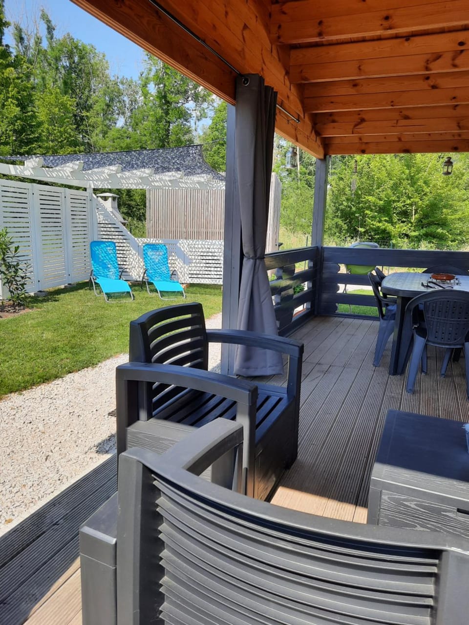 Patio, Balcony/Terrace, Dining area, sunbed