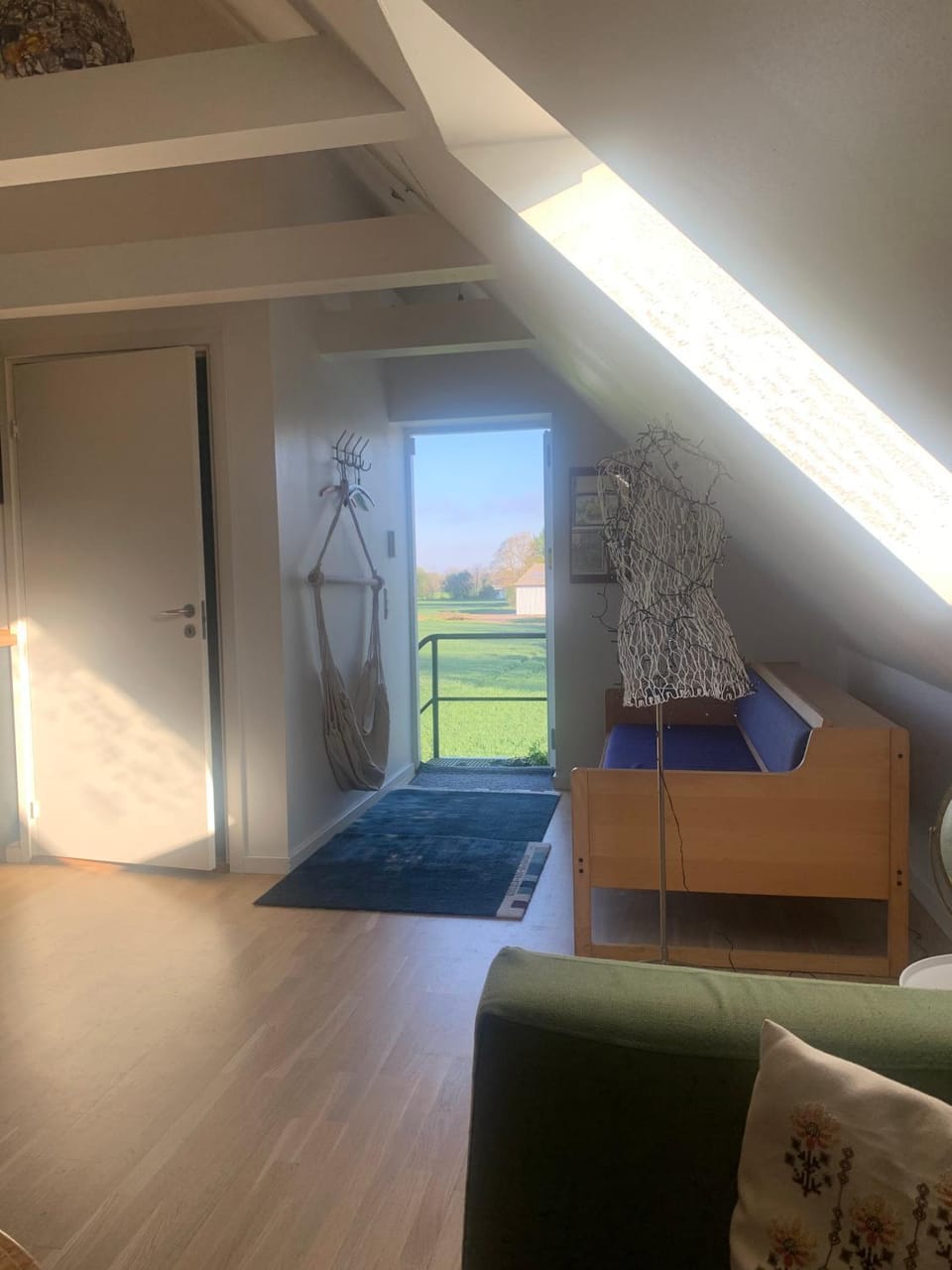 Bed, View (from property/room), Living room, Seating area