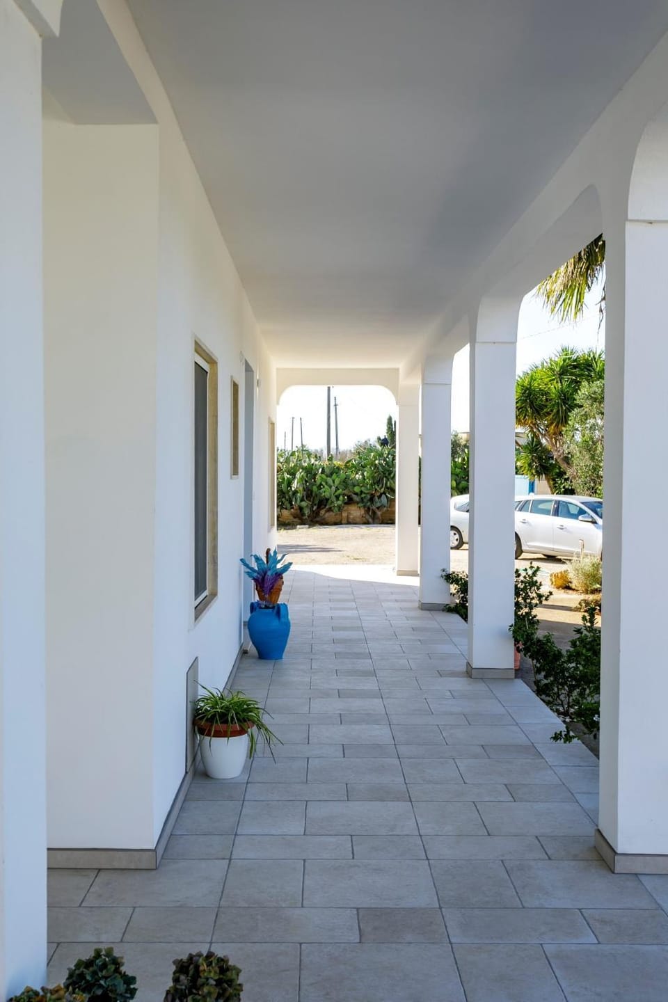 Property building, Patio
