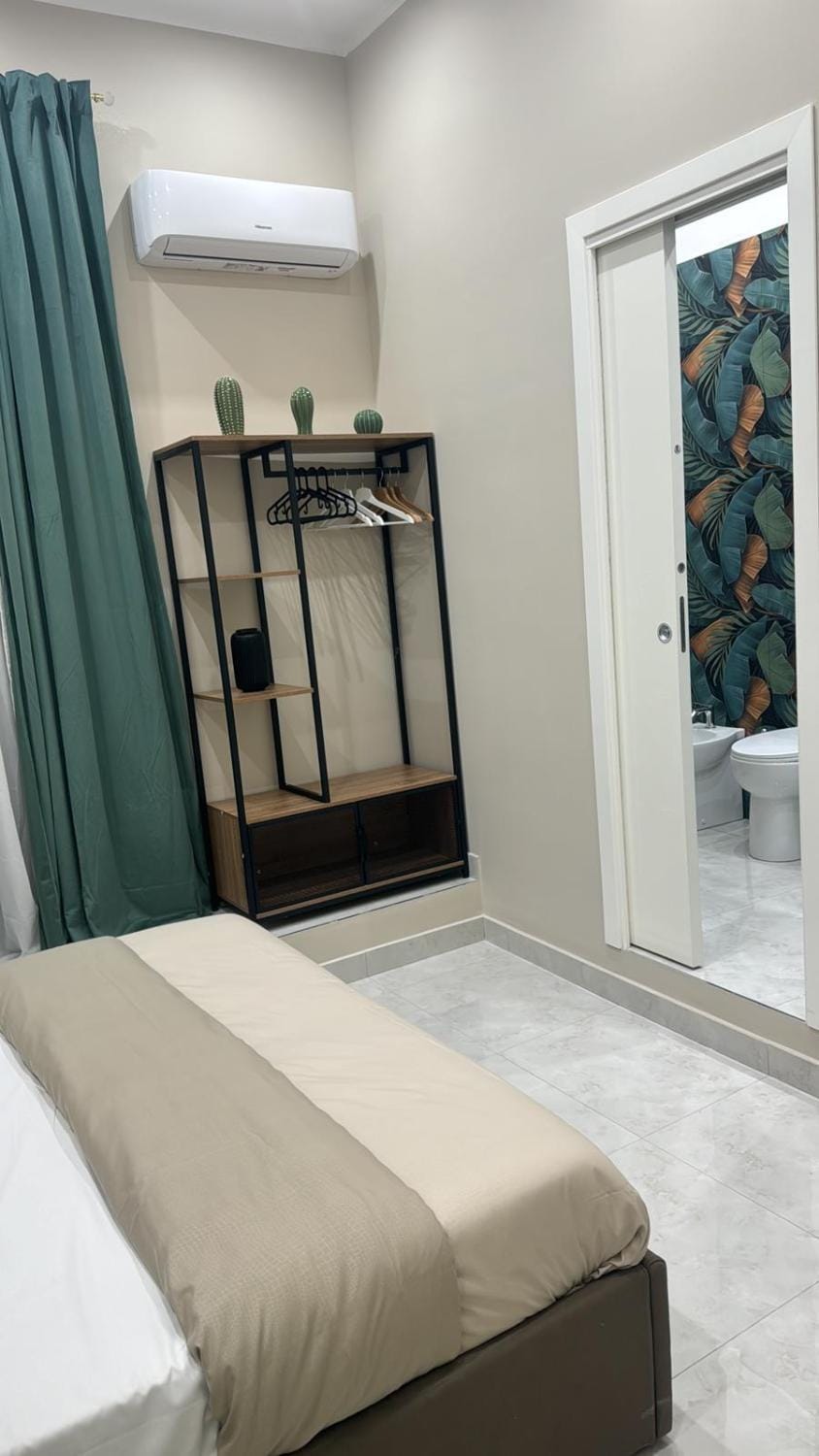 Bed, Photo of the whole room, Bedroom, wardrobe, air conditioner