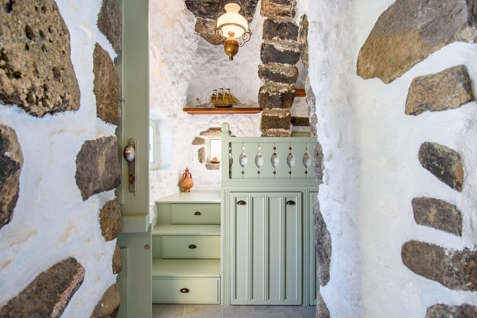 Messes Traditional Stone House with Amazing Sea View Apartment in Decentralized Administration of the Aegean
