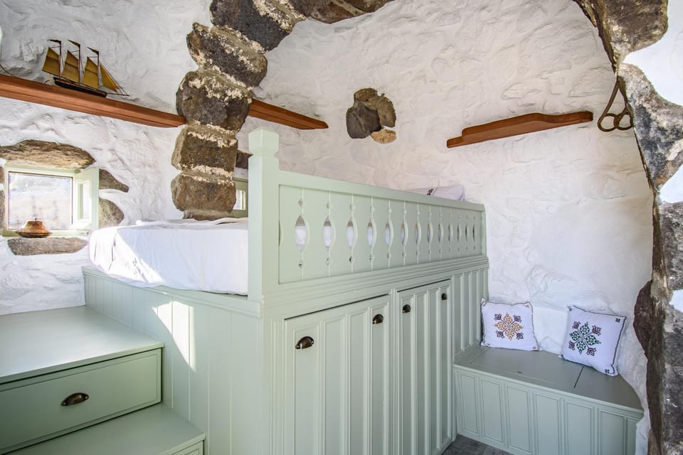 Messes Traditional Stone House with Amazing Sea View Apartment in Decentralized Administration of the Aegean