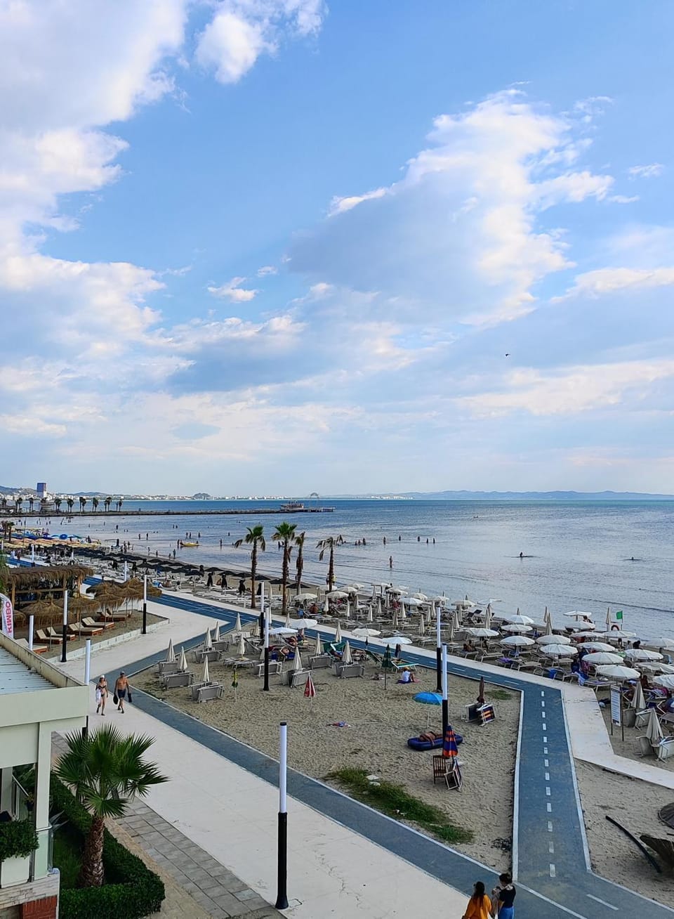 BLUE SEA VIEW Apartment in Tirana County, Albania
