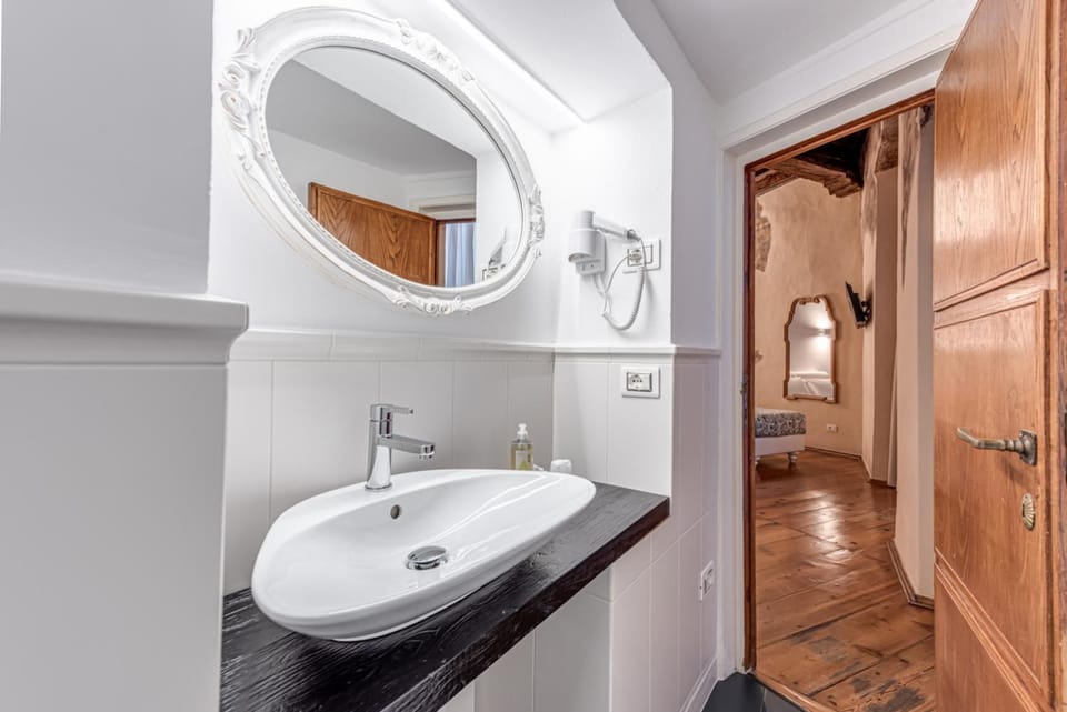 Bathroom, hair dryier