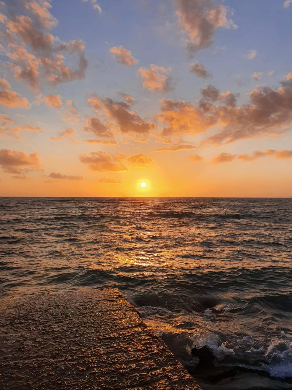 Natural landscape, Beach, Sea view, Sunset