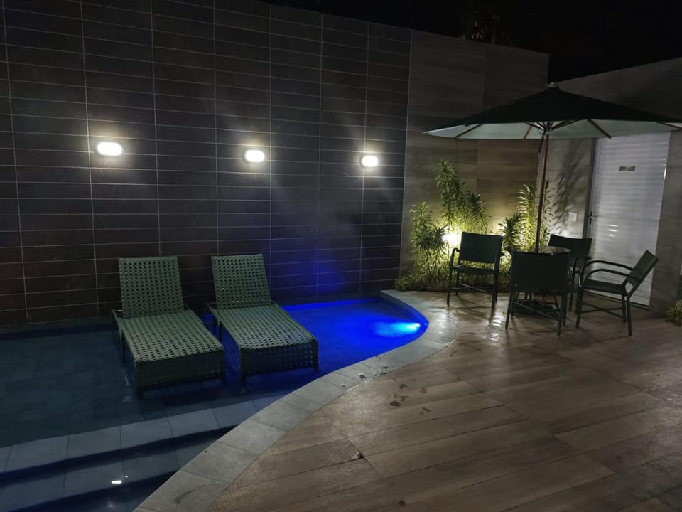 Night, Swimming pool