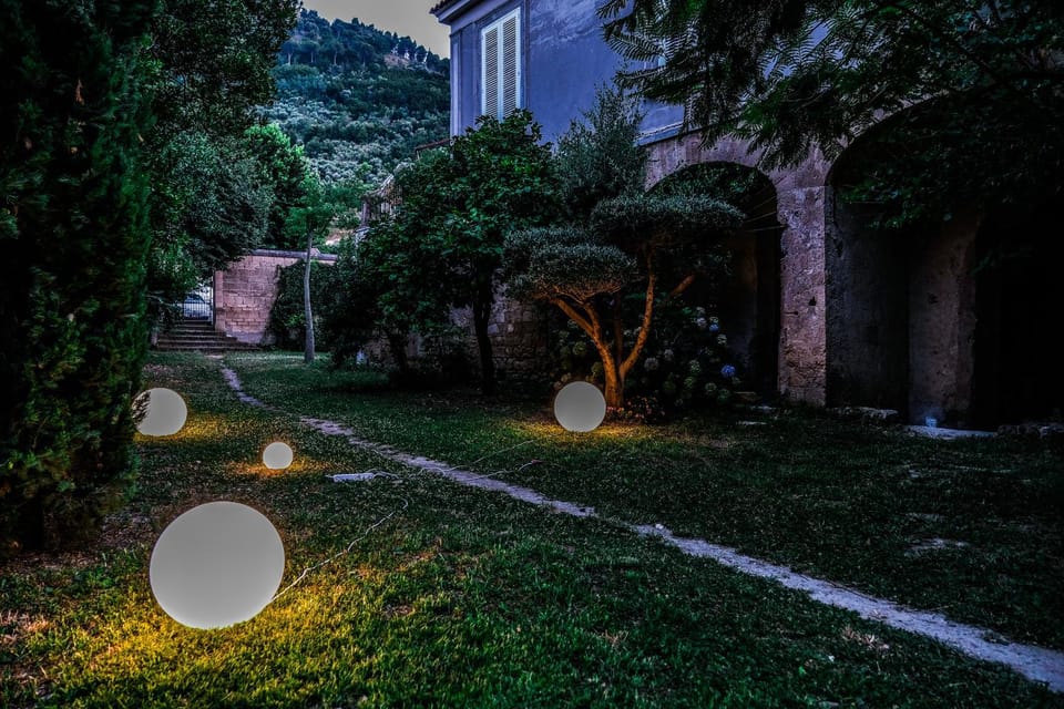 Night, Natural landscape, Garden, Garden, Garden view