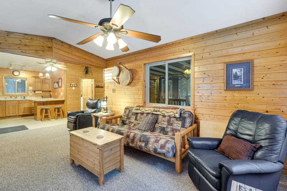 Woodland Cabin w/ Fishing and ATV Trails Cabin in Wisconsin