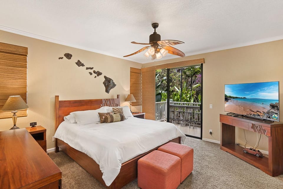 Grand Champions 55, Beautifully Renovated Single Level, Ocean Views, Split AC House in Wailea