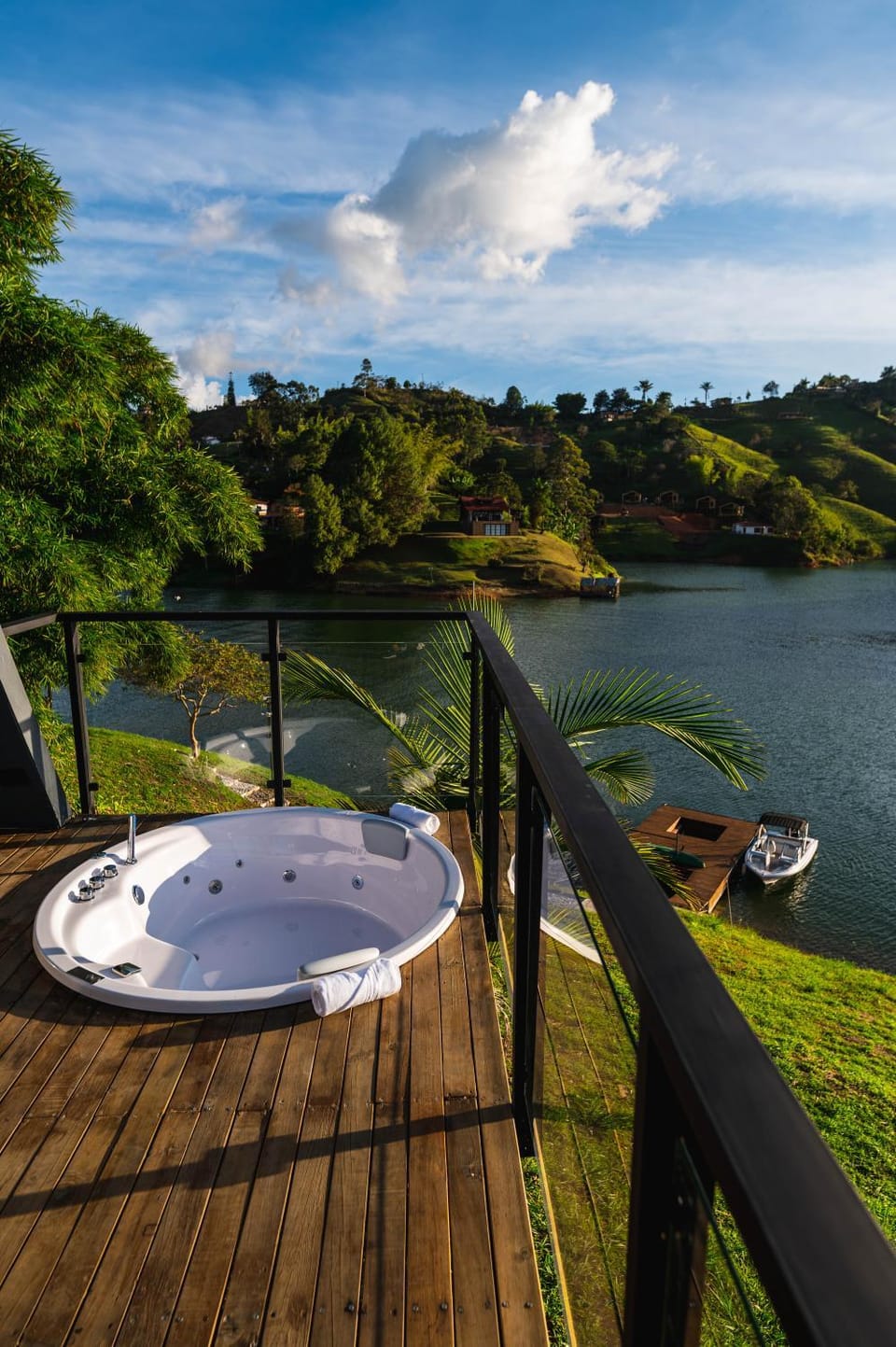 Natural landscape, Lake view