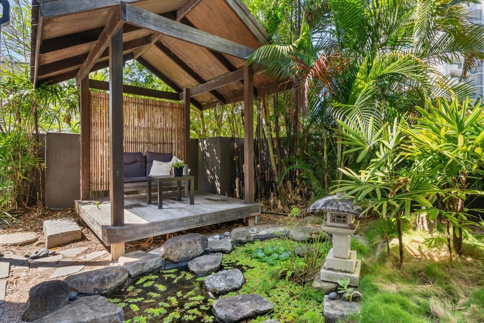 Patio, Garden, Seating area, Garden view