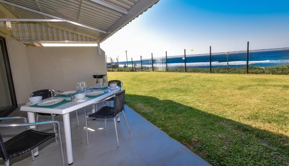 Patio, Natural landscape, Garden, Garden view, Sea view