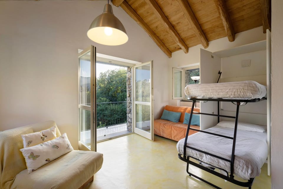 Property building, Living room, Bedroom
