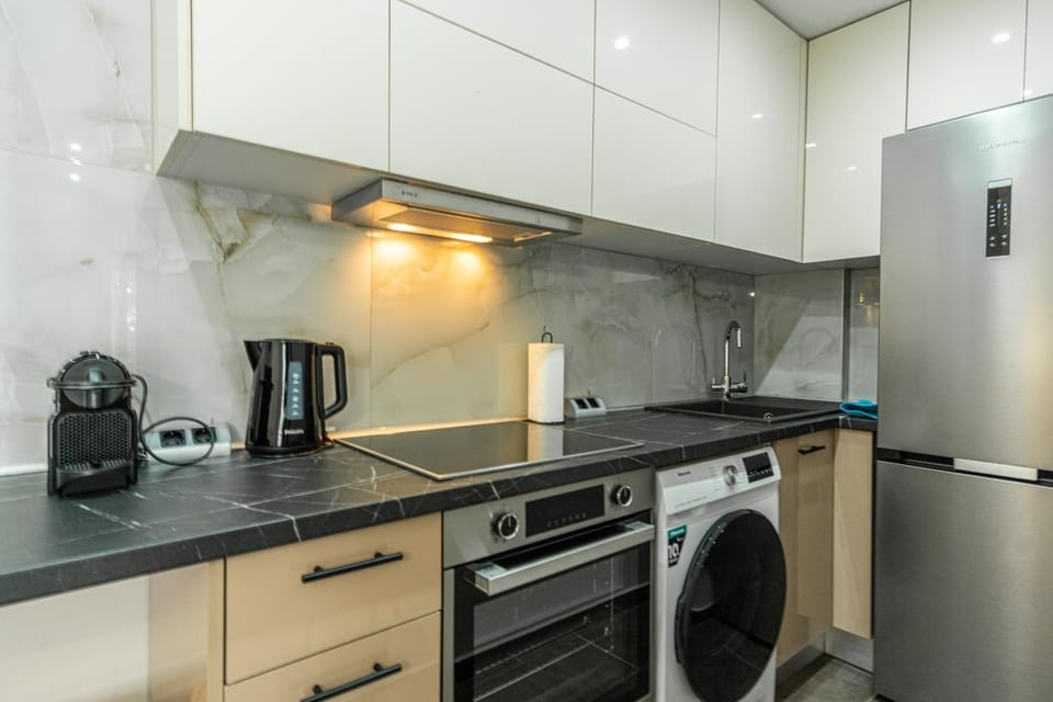 Coffee/tea facilities, pet friendly, stove, washing machine