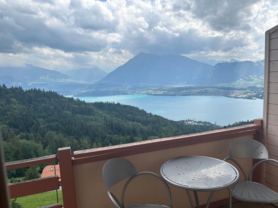 Day, Natural landscape, View (from property/room), Balcony/Terrace, Lake view, Mountain view