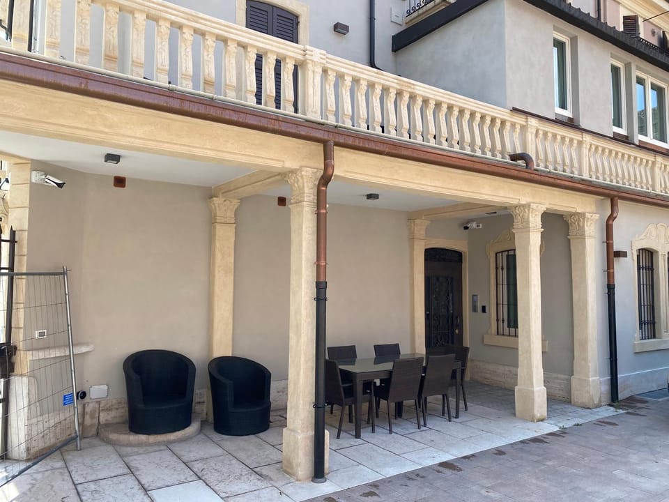 Property building, Patio